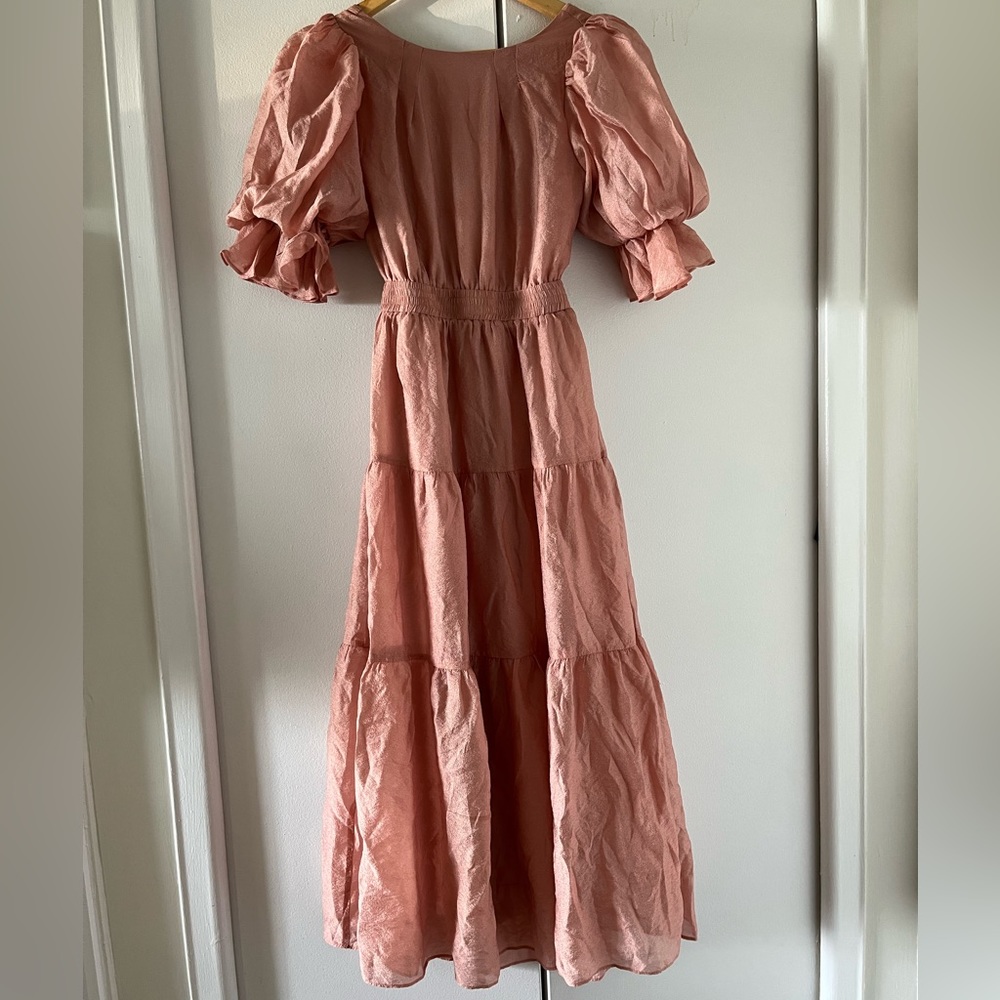 Moon river dress pink cottage cottagecore maxi dress princess - Picture 4 of 6